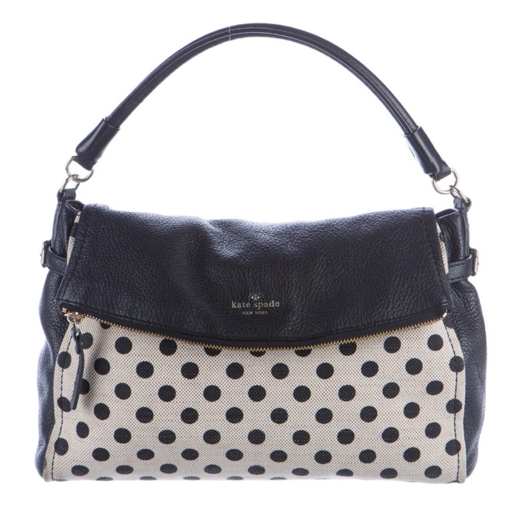 Kate Spade Cobble Hill Little Minka Canvas Dot Shoulder Bag